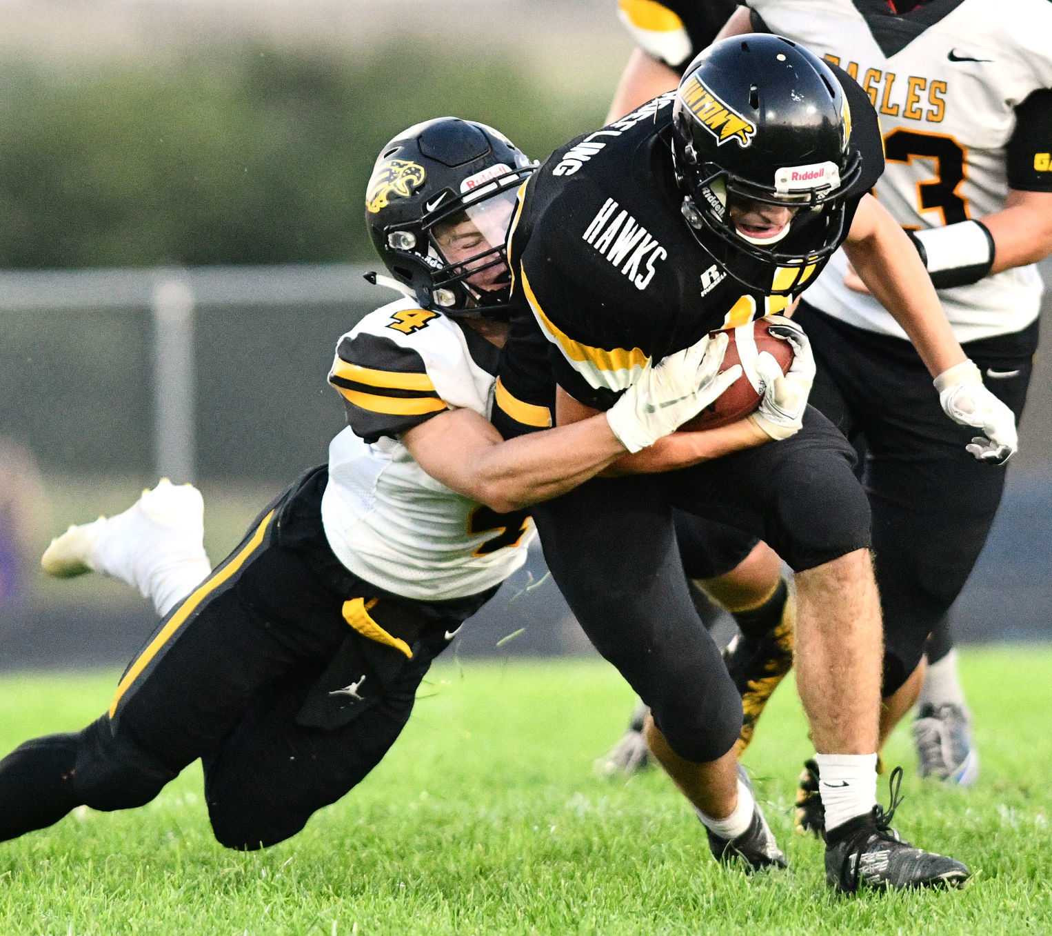 Hinton vs Lawton-Bronson football